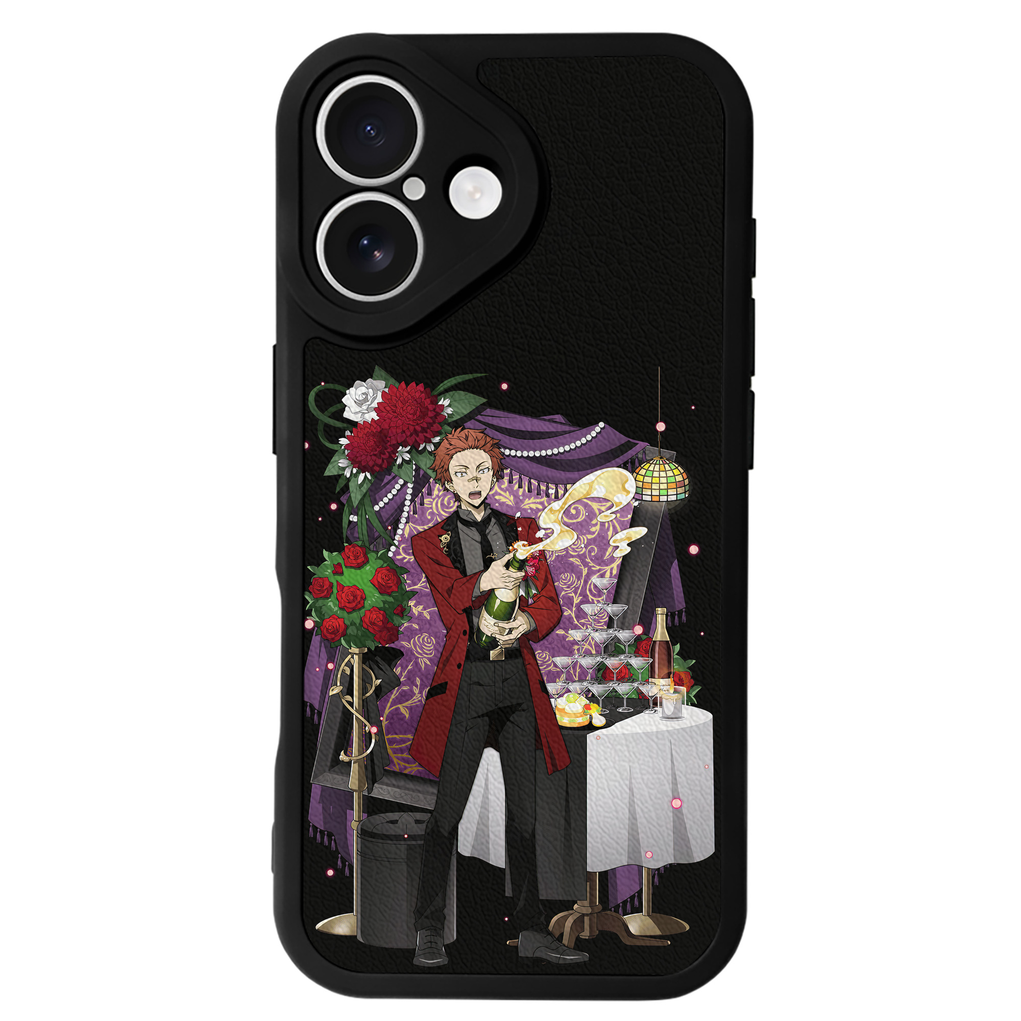 （画像用） 文豪ストレイドッグス Bungo Stray Dogs 【iPhone 16シリーズ対応】シリコンスマホケース（レザー調） 材質：シリコン